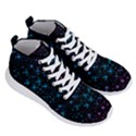 Stars Pattern Seamless Design Men s Lightweight High Top Sneakers View3