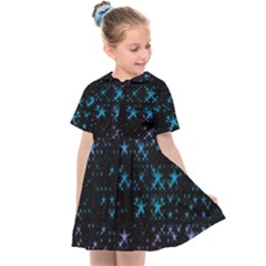 Stars Pattern Seamless Design Kids  Sailor Dress