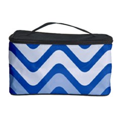 Waves Wavy Lines Pattern Design Cosmetic Storage by Sapixe