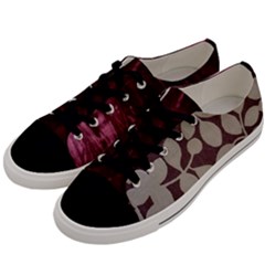 Wordsworth Red Mix Men s Low Top Canvas Sneakers by DeneWestUK