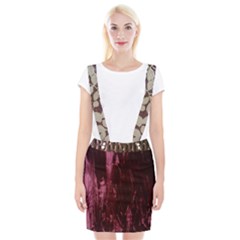 Wordsworth Red Mix 2 Braces Suspender Skirt by DeneWestUK