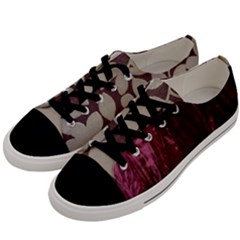 Wordsworth Red Mix 4 Men s Low Top Canvas Sneakers by DeneWestUK