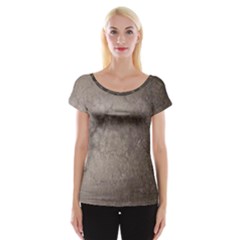 Wordsworth Grey Mix Cap Sleeve Top by DeneWestUK