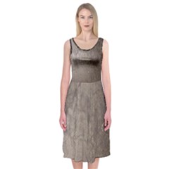 Wordsworth Grey Mix Midi Sleeveless Dress by DeneWestUK