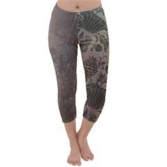 Wordsworth Grey Mix 2 Capri Winter Leggings  by DeneWestUK