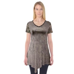 Wordsworth Grey Mix 2 Short Sleeve Tunic  by DeneWestUK