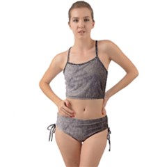 Wordsworth Grey Mix 2 Mini Tank Bikini Set by DeneWestUK