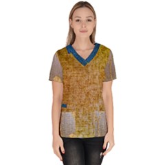 Margery Mix  Women s V-neck Scrub Top by DeneWestUK