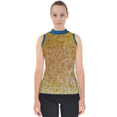 Margery Mix  Mock Neck Shell Top by DeneWestUK