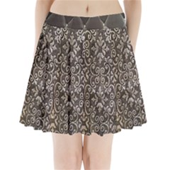 Wordsworth Grey Mix 3 Pleated Mini Skirt by DeneWestUK