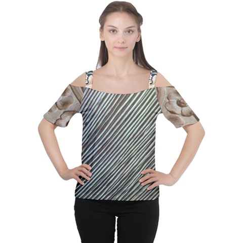 Blackwell Mix Cutout Shoulder Tee by DeneWestUK