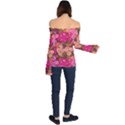 Floral Garden Off Shoulder Long Sleeve Top View2