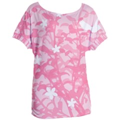 Plant Flowers Bird Spring Women s Oversized Tee by Sapixe