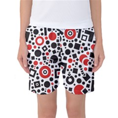 Square Objects Future Modern Women s Basketball Shorts by Sapixe