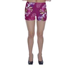 Motif Design Textile Design Skinny Shorts by Sapixe