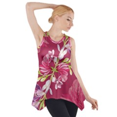 Motif Design Textile Design Side Drop Tank Tunic by Sapixe