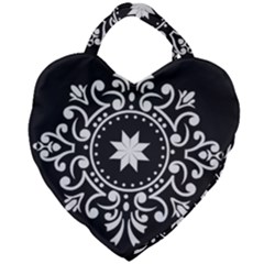 Table Pull Out Computer Graphics Giant Heart Shaped Tote by Sapixe