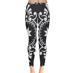 Table Pull Out Computer Graphics Inside Out Leggings by Sapixe