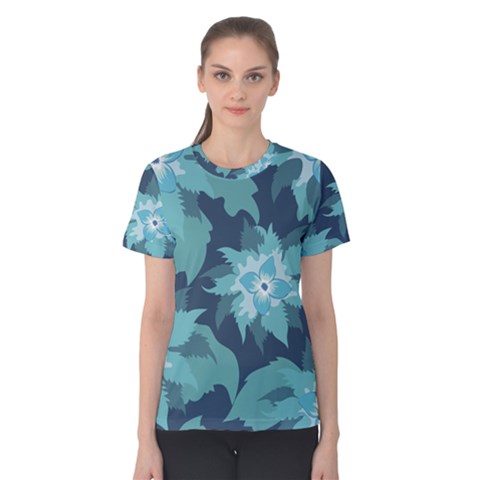 Graphic Design Wallpaper Abstract Women s Cotton Tee by Sapixe