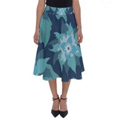 Graphic Design Wallpaper Abstract Perfect Length Midi Skirt by Sapixe