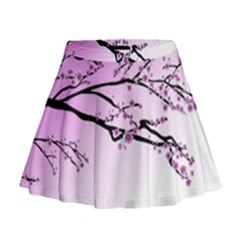 Essential Oils Flowers Nature Plant Mini Flare Skirt by Sapixe