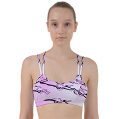 Essential Oils Flowers Nature Plant Line Them Up Sports Bra by Sapixe