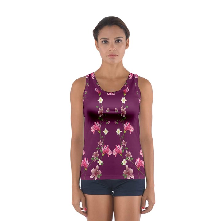 New Motif Design Textile New Design Sport Tank Top 