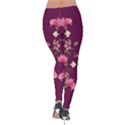 New Motif Design Textile New Design Velvet Leggings View2