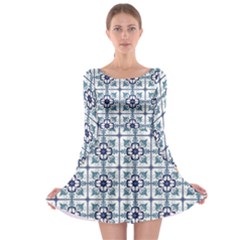 Precious Glamorous Creative Clever Long Sleeve Skater Dress by Sapixe