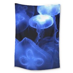 Jellyfish Sea Diving Sea Animal Large Tapestry by Sapixe