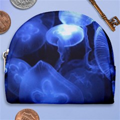 Jellyfish Sea Diving Sea Animal Horseshoe Style Canvas Pouch by Sapixe