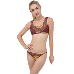 Badge Gilding Sun Red Oriental The Little Details Bikini Set by Sapixe