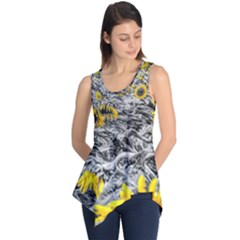 Sunflower Field Girasol Sunflower Sleeveless Tunic by Sapixe