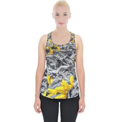 Sunflower Field Girasol Sunflower Piece Up Tank Top by Sapixe