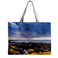 Iceland Nature Mountains Landscape Zipper Mini Tote Bag by Sapixe