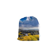 Iceland Nature Mountains Landscape Drawstring Pouch (xs) by Sapixe