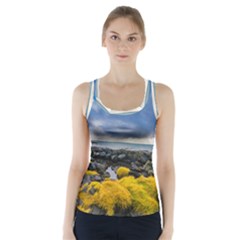 Iceland Nature Mountains Landscape Racer Back Sports Top by Sapixe