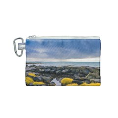 Iceland Nature Mountains Landscape Canvas Cosmetic Bag (small) by Sapixe