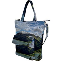 Panoramic Nature Mountain Water Shoulder Tote Bag