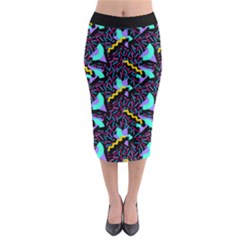 Memphis Style 1 Midi Pencil Skirt