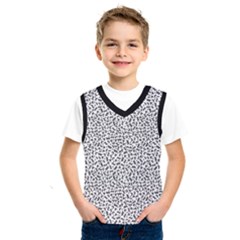 B/w Abstract Pattern 1 Kids  Sportswear by JadehawksAnD