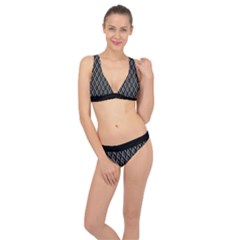 B/w Abstract Pattern 2 Classic Banded Bikini Set  by JadehawksAnD