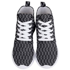 B/w Abstract Pattern 2 Women s Lightweight High Top Sneakers by JadehawksAnD