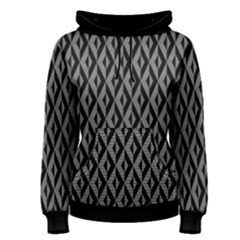 B/w Abstract Pattern 2 Women s Pullover Hoodie by JadehawksAnD