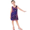 Meteor Shower 1 Kids  Sleeveless Dress View1