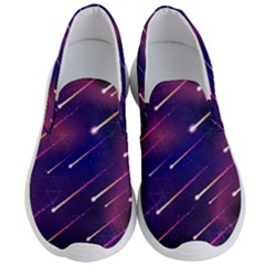 Meteor Shower 1 Men s Lightweight Slip Ons by JadehawksAnD