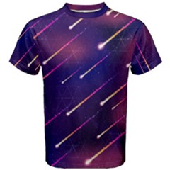 Meteor Shower 1 Men s Cotton Tee by JadehawksAnD