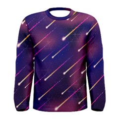 Meteor Shower 1 Men s Long Sleeve Tee by JadehawksAnD