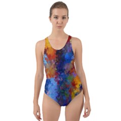 Z349 05 Cut-Out Back One Piece Swimsuit