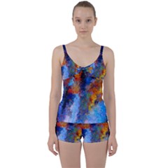 Z349 05 Tie Front Two Piece Tankini